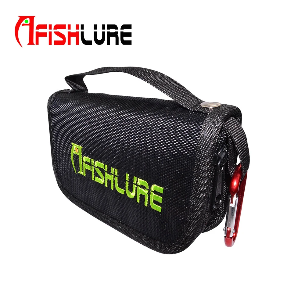 Купи Hercules Multi-Purpose Sequins Fishing Lure Bag Large 15cm*10cm*3.7cmHook Accessory Storage Black Oxford Portable Waterproof за 550 рублей в магазине AliExpress