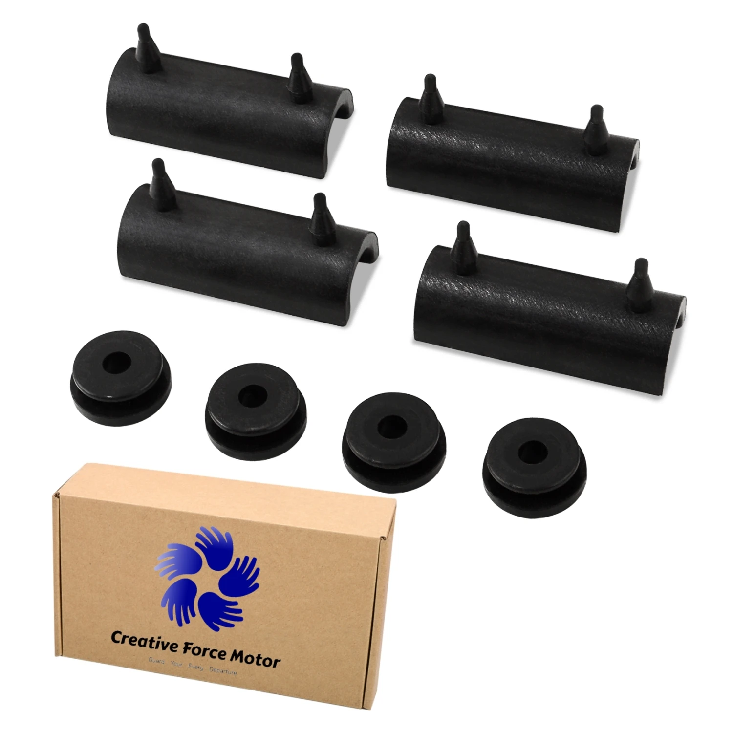 

8 Шт. Резина Втулка Опорная Подушка Мотоциклы Жесткие Кофры Крышка Для Harley Touring Road King Electra Street Glide Ultra Limited FLHTK FLHR FLHRXS FLHX FLHTK FLHTCU 2014-2024