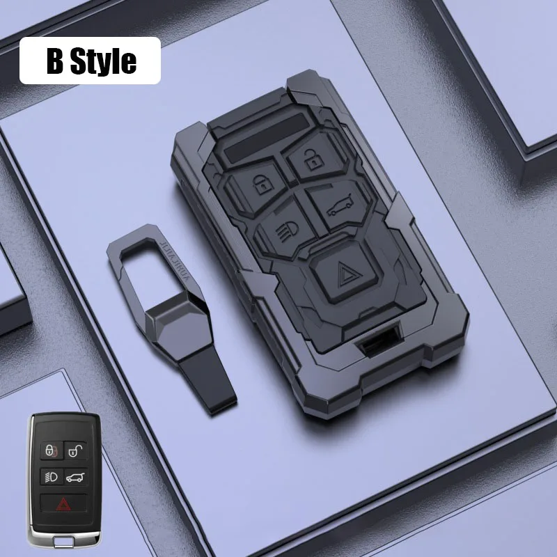 

Чехол для автомобильного ключа из цинкового сплава для Land Rover Range Rover Sport Freelander2 Velar Discovery 4, автомобильные аксессуары для Jaguar XE XJ XF