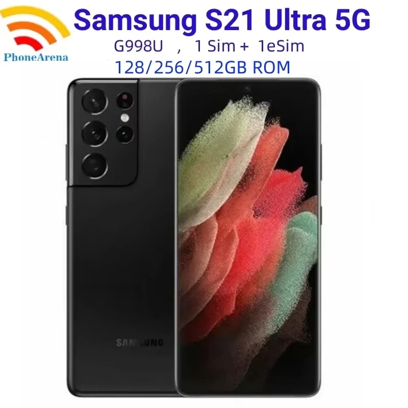 Galaxy S21 Ultra 5G 256GB SIMフリー Смартфон Samsung Galaxy S21 Ultra 5G 12/256Gb Серебристый Фантом