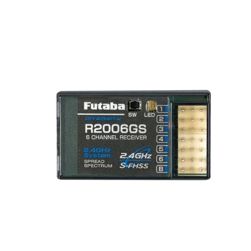 Фото Новый 6-канальный высоковольтный приемник Futaba R2006GS 2.4G S-FHSS (1 шт.) для радиоуправляемых моделей самолетов, совместим с Futaba T8J 18MZ 14SG №4