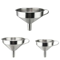 11cm13cm15cm kitchen funnel stainless steel funnel large cooking oil funnel for canning specialists kitchen tool accessories