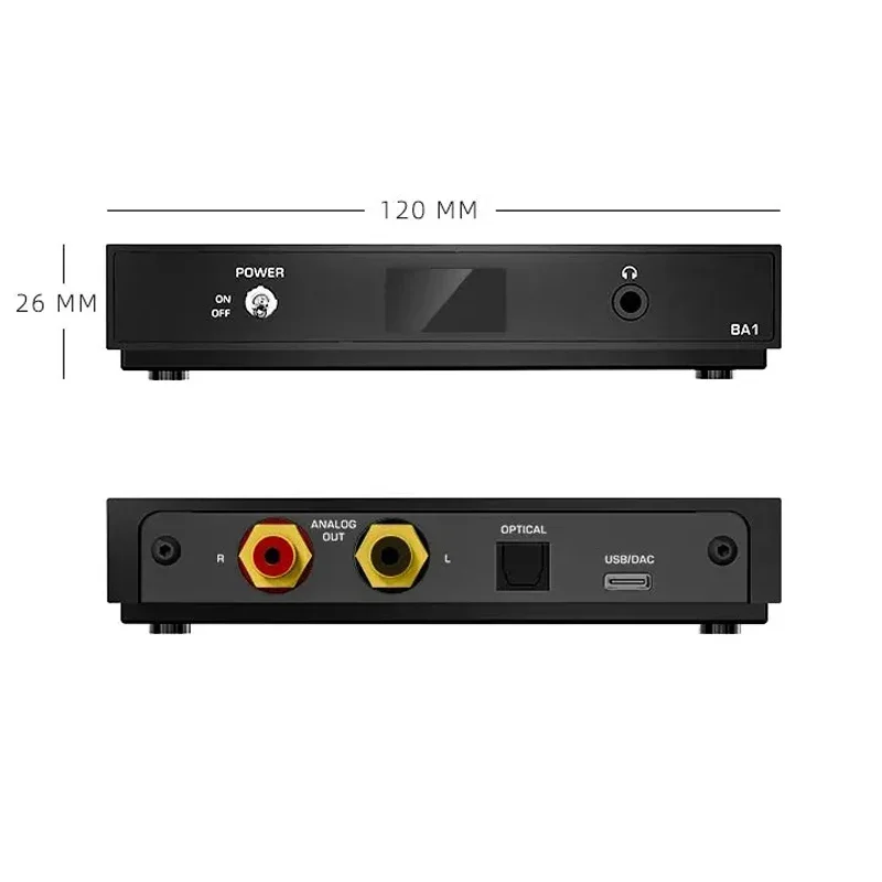 Shanling BA1 ES9218P ЦАП Настольный Hi-Fi Bluetooth 5 0 Аудиоприемник Чистый цифровой источник LDAC