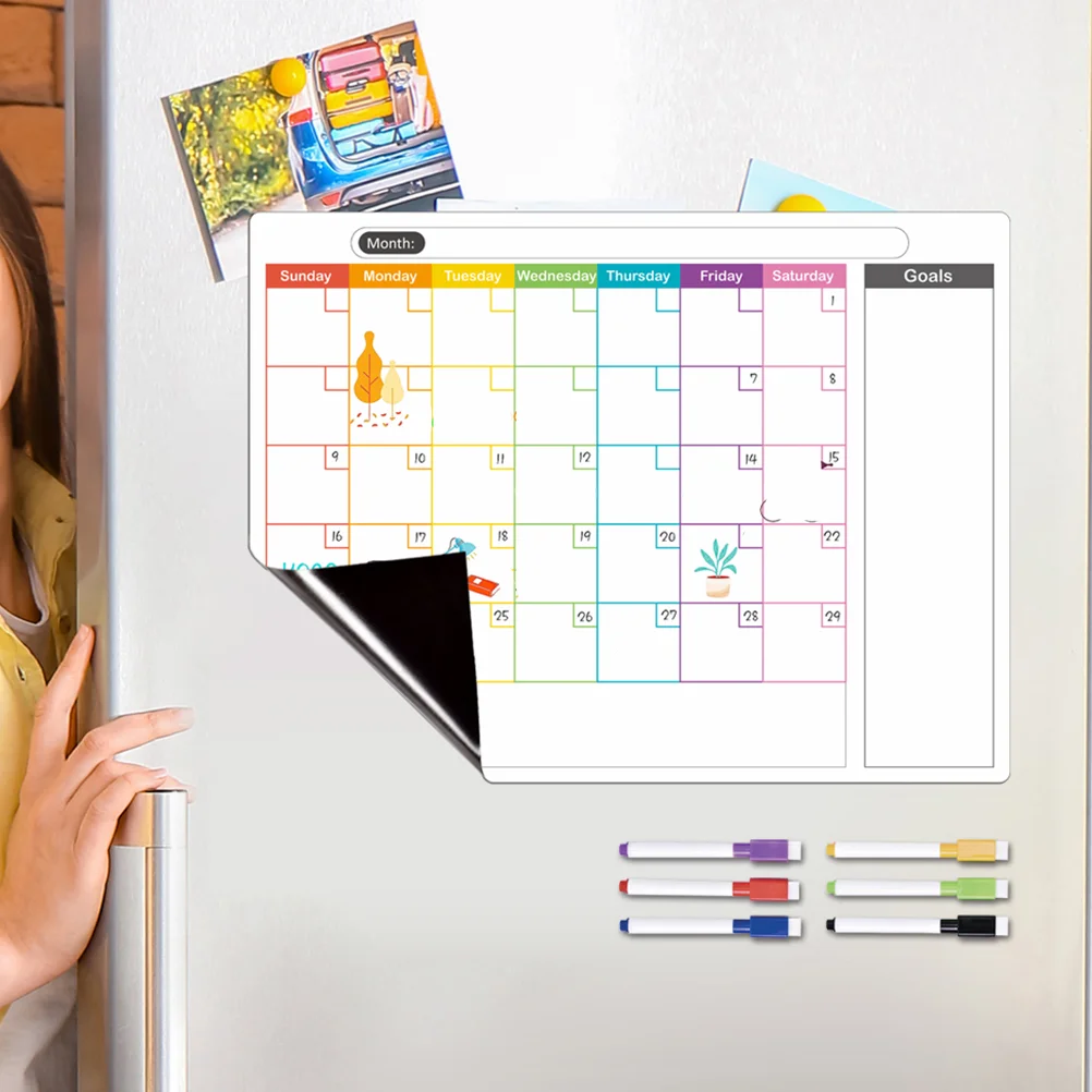 

1 комплект магнитной доски для сообщений, списка, доска для объявлений, расписание, доска для письма, планирование холодильника