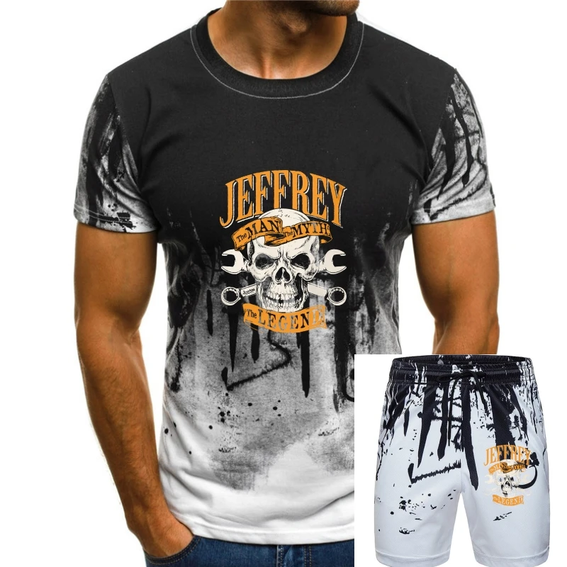 

Мужская футболка с изображением черепа Джеффри легенды и гаечных ключей женская футболка