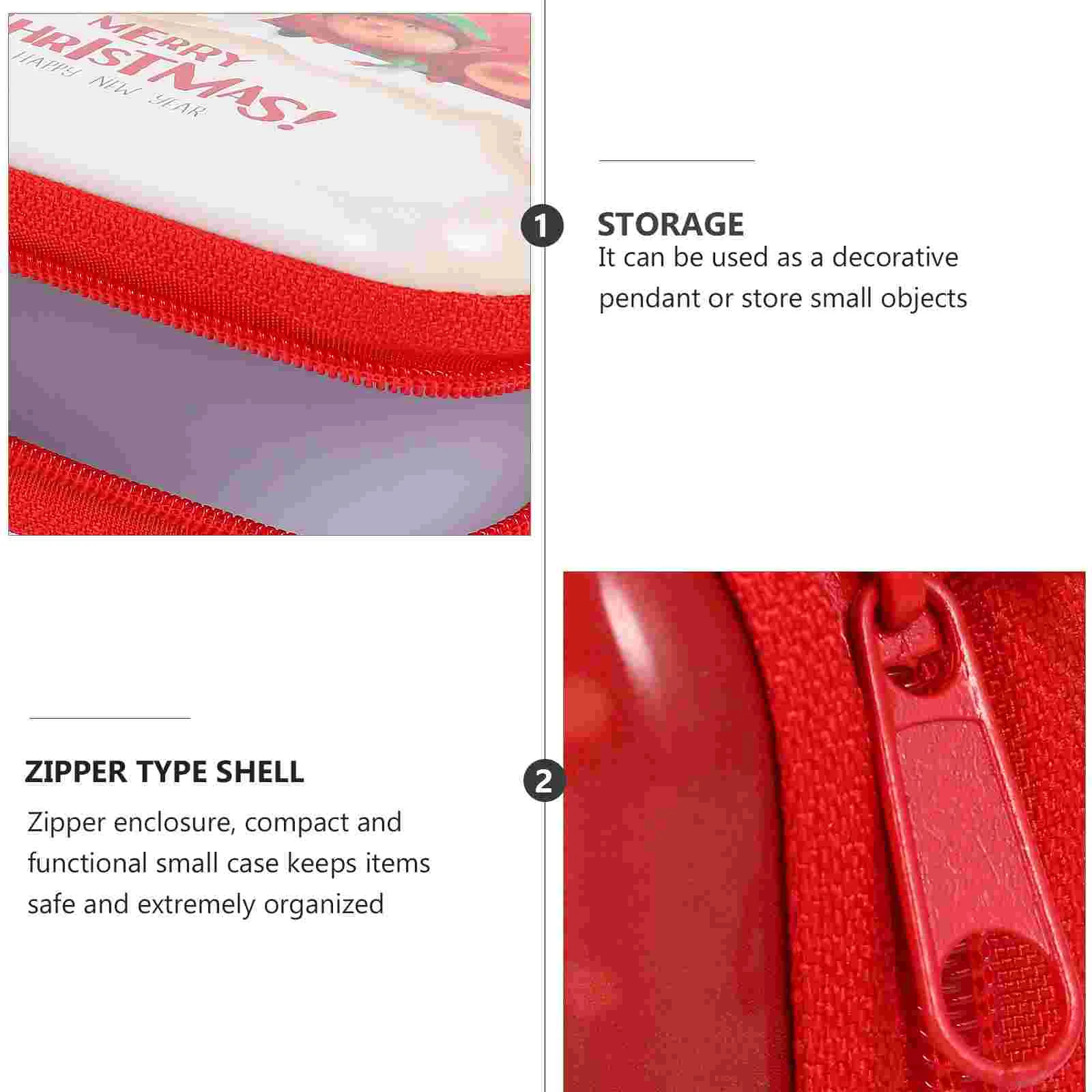 4 шт. Рождественская жестяная коробка для мелочи очаровательная сумка наушников