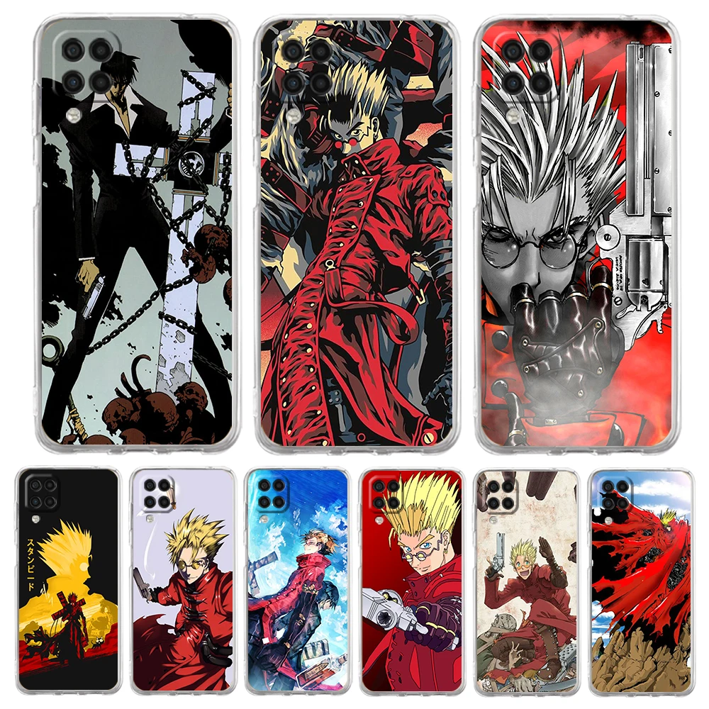 

TriGun Stampede Wolfwood чехол для Samsung Galaxy A13 A22 A32 A52 A72 A51 A71 A11 A31 A41 M31 A01 A21S прозрачный силиконовый чехол