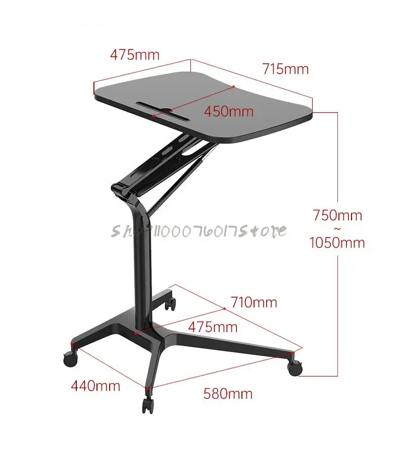 Стоечный верстак пневматический подъемный столик с колесами передвижной