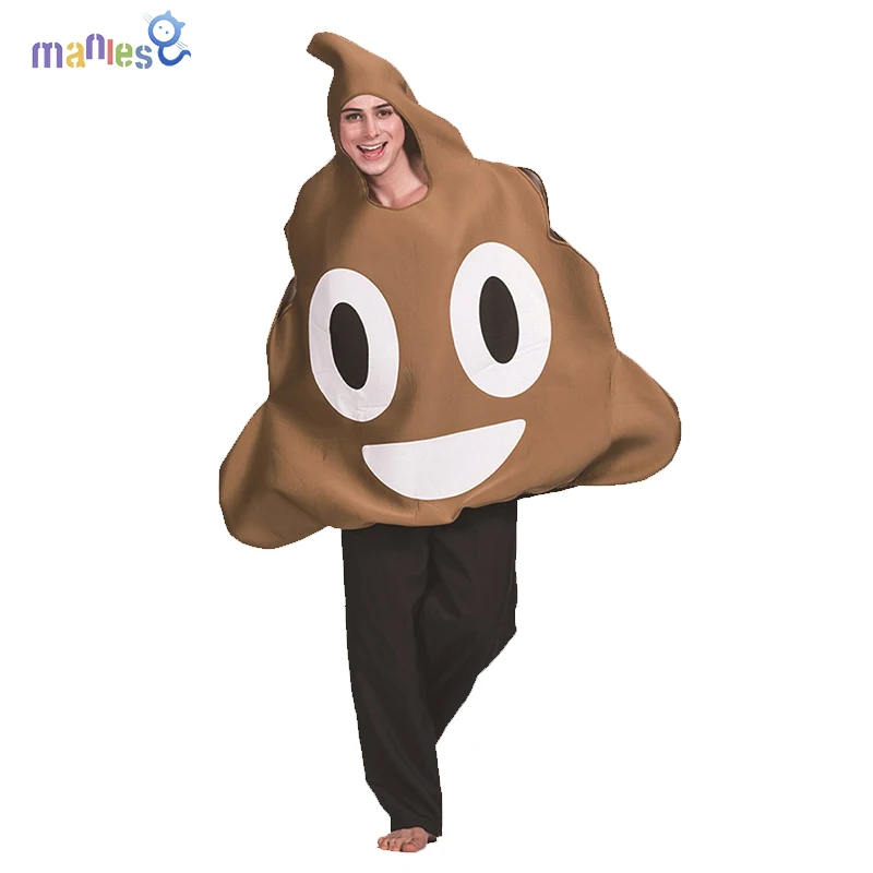 

Manles Parent-child Funny Poop Cosplay Performance Suit Halloween Party Fun Excrement Faeces Costume