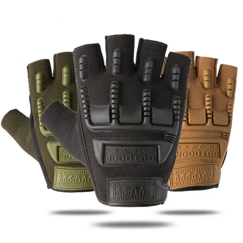 

Half Finger Tactical Gloves Outdoor Field Real Counter-terrorism Military Fighting Anti-slip Tactics Gloves Cycling Accessories