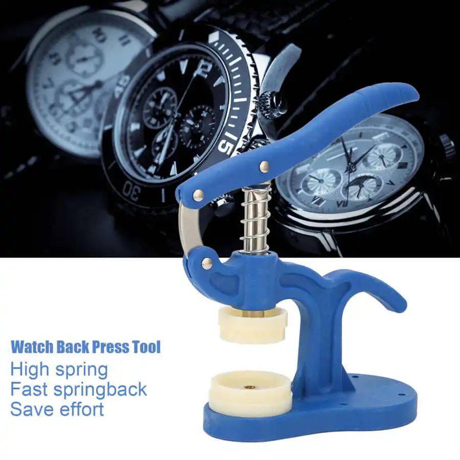 

Watch Back Press Tool Set Nylon Prevent Slip 12pcs Fitting Dies Watch Back Case Closer for Watchmaker Watch Repair Tools