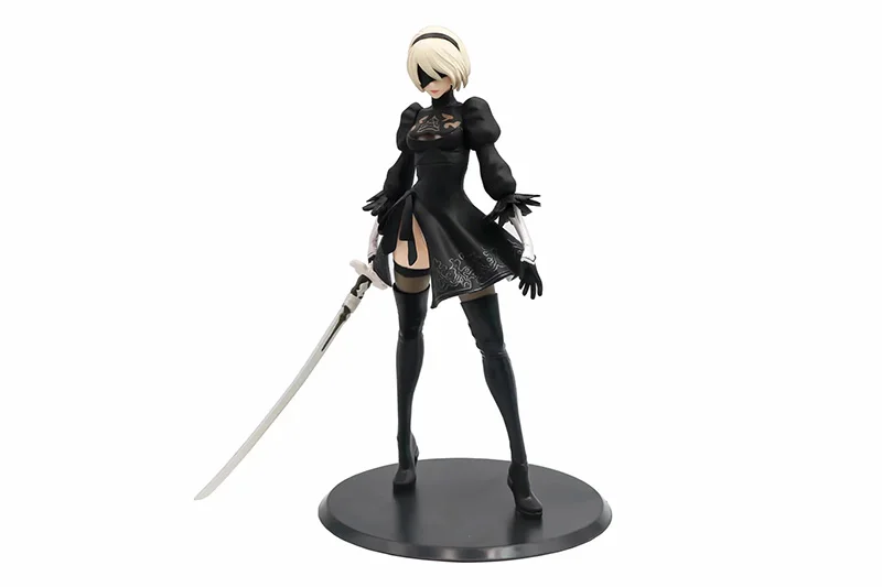 

Фигурка из ПВХ NieR Automata YoRHa No.2 тип B 2B, Коллекционная модель аниме, игрушки 28 см, игрушечная фигурка, подарок на день рождения и Хэллоуин
