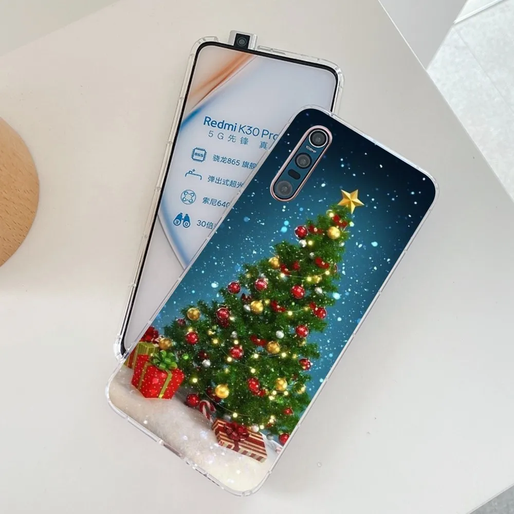 Чехол с рождественской елкой для телефона Samsung S21 A10 Redmi Note 7 9 Huawei P30Pro Honor 8X 10i чехол