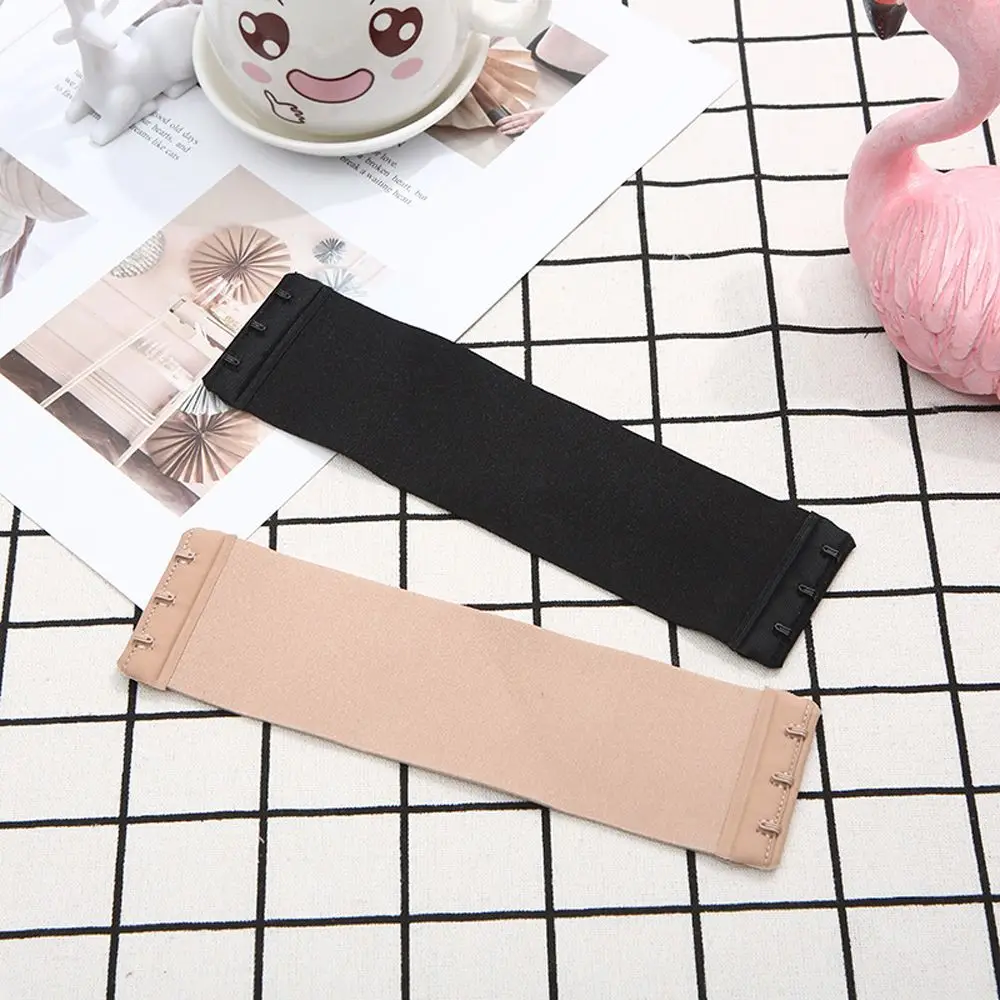 

Clear Invisible Women Non Slip Buckle Bra Extender 3 Hook Bra Extension Underwear Straps for Backless Clothing