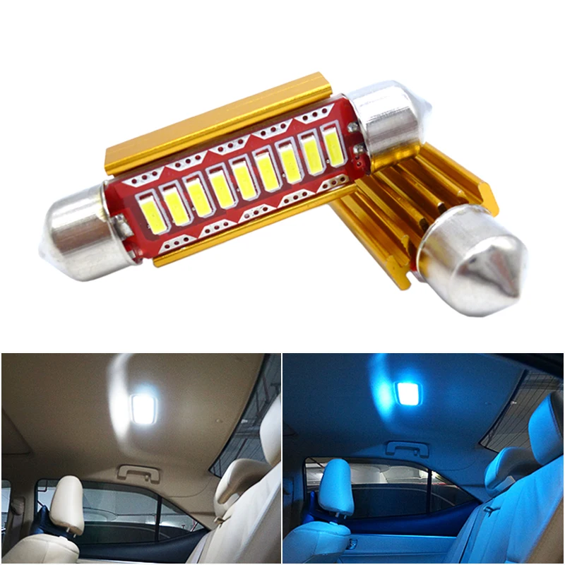 

2x C5w Canbus Auto Led Interior Map Dome Light For Renault Clio Megane Grand Scenic Espace 1 2 3 Cc Kangoo Koleos Captur Kadjar