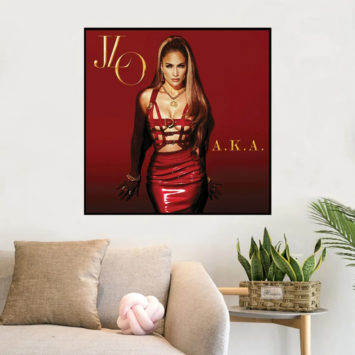 Дженнифер Лопес А.К.А. Музыкальный альбом постер холст художественный принт