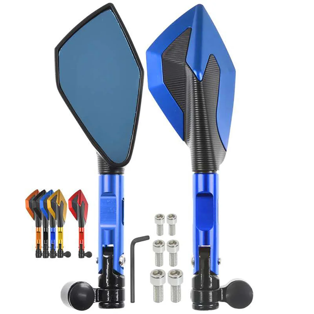 

Universal Motorcycle CNC 8mm 10mm Mirror Rear View Reavire Side Mirrors For Bajaj Pulsar 200 ns 200 NS/200 RS/200 AS all year