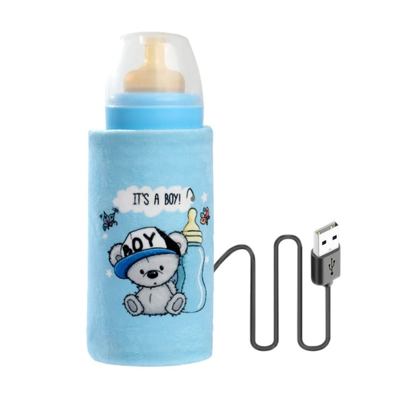 

Baby Bottle Insulation Cover USB Rechargeable Heating Milk Warmer for Outdoor Traveling Car Portable Protection Covers