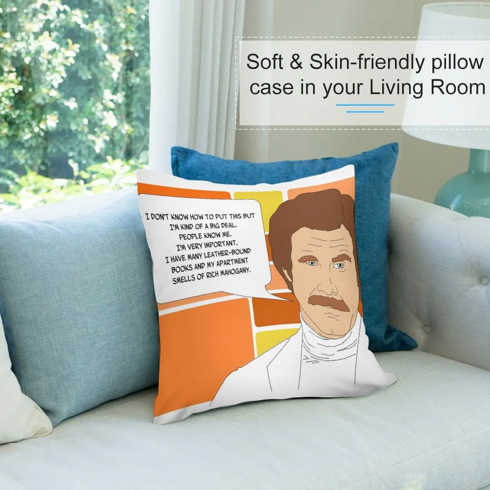 Я Рон Бордо? Декоративная подушка Подушки Чехлы на диван Подушка