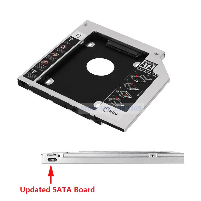 Адаптер для оптического отсека жесткого диска NIGUDEYANG 2nd HDD SSD ASUS PRO P2430UJ DA8A6SH |