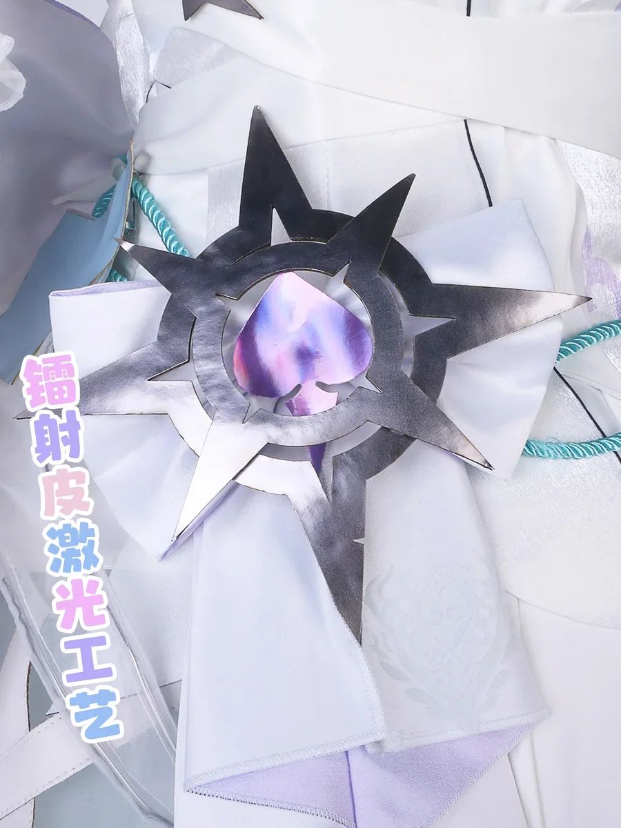 Vtuber Nijisanji Ethyria Enna Alouette Paradise Bird Косплей Костюм Платье Хэллоуин Наряд Игровой