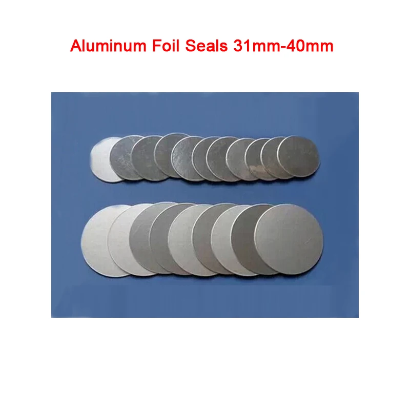 1000 шт. уплотнители из алюминиевой фольги для бутылок PET PE HDPE индукционные крышки
