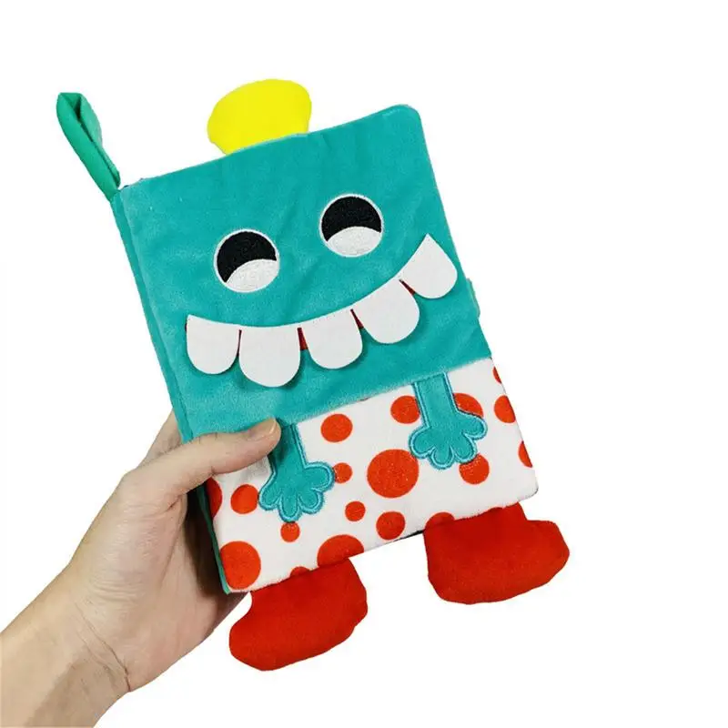 

Искусственные животные мягкие обучающие игрушки для развития младенцев Монтессори сенсорные тканевые Книги Игрушки