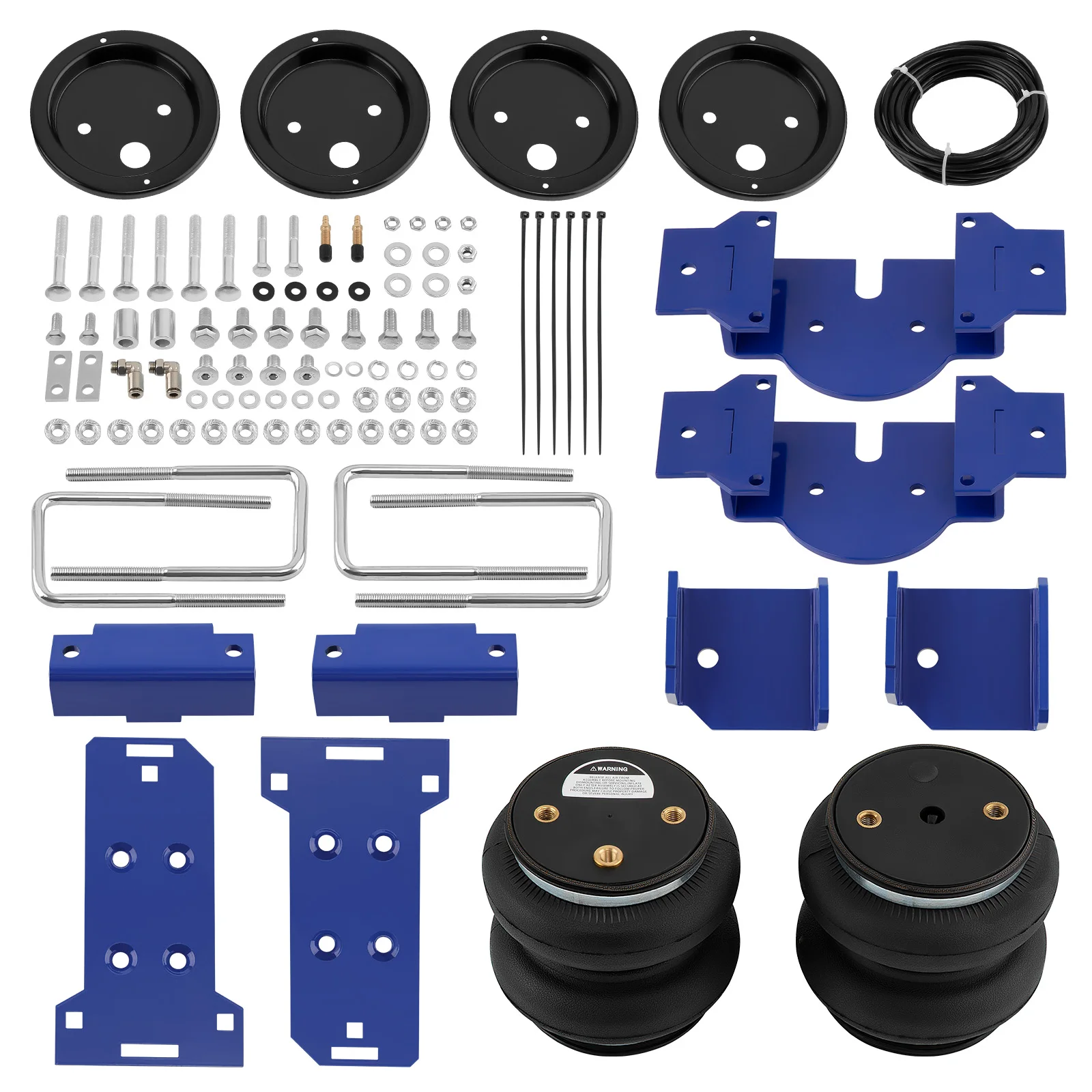 Air Spring Bag 5000lbs Leveling Suspension Kit for Silverado 1500 4WD RWD 19-22 Rear Air Spring Bag Leveling Suspension