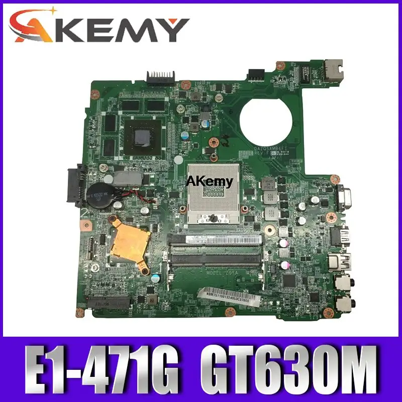 

Akemy motherboard for ACER Aspire E1-471 e1-471g EC-471 v3-471g e1-431g laptop motherboard GT630M 1GB original Test