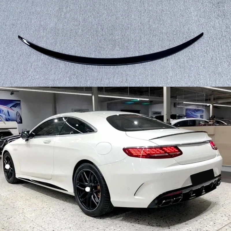 Для Mercedes Benz S Class Coupe W217 C217 S63 2-дверный автомобильный задний спойлер крышка крыла