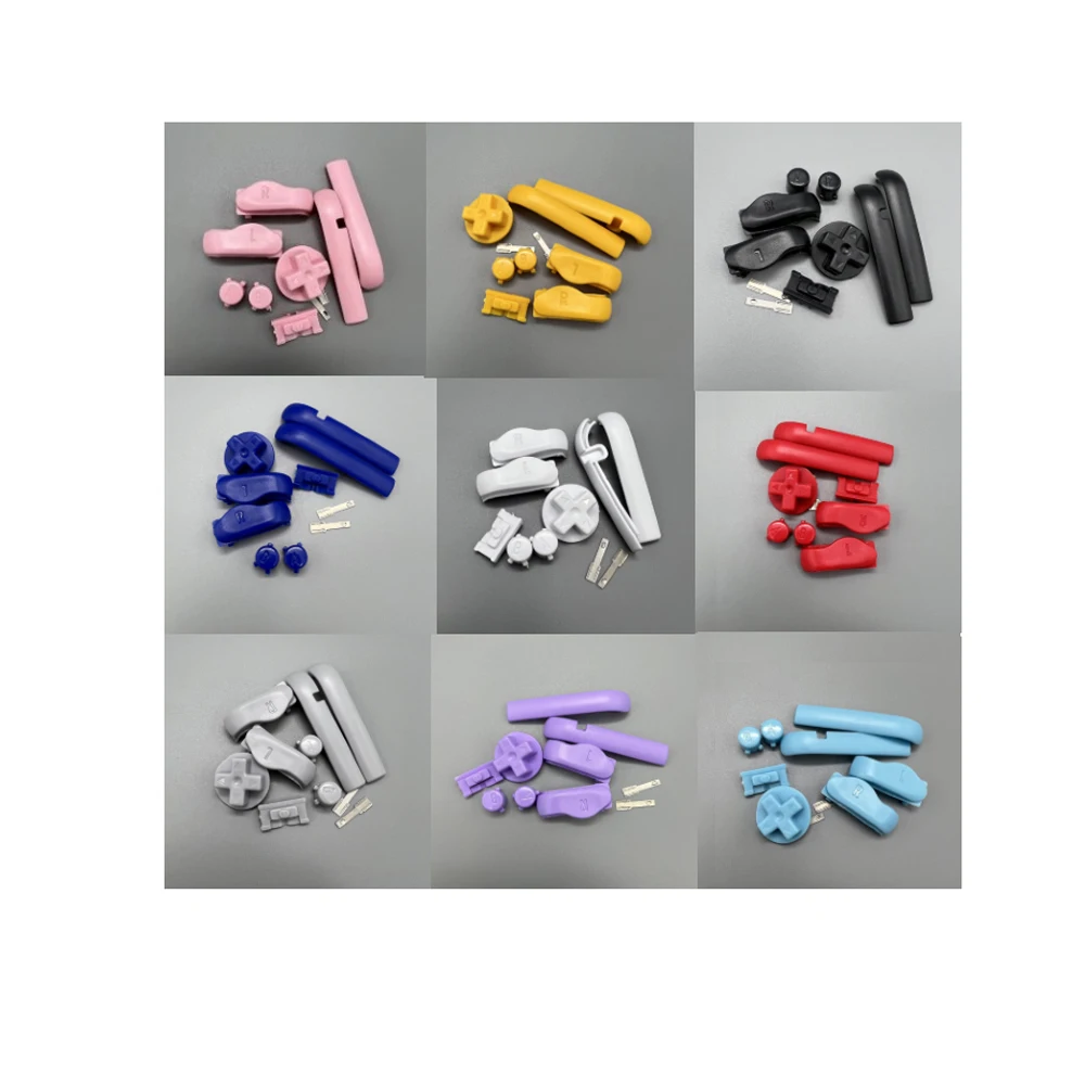 

50 Sets a lot High Quality Plastic Buttons Set Replacement For GBA Buttons A B L R D-Pad For Game boy Advance