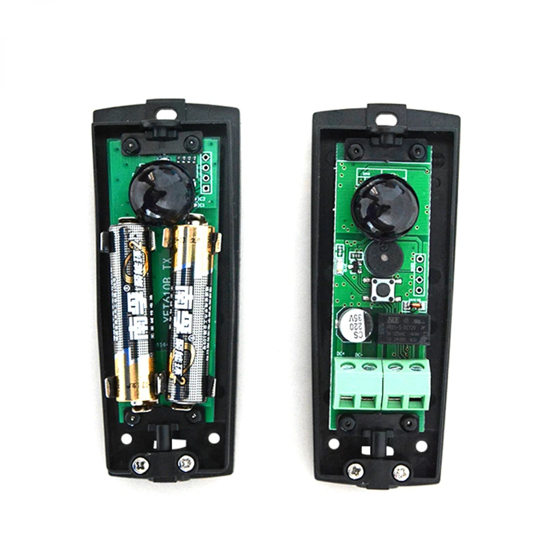 

12-24 В AC/DC фотоэлемент инфракрасный датчик детектор для автоматического ворота с 2 батареями AAA