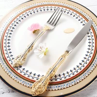 european wedding birthday plate set luxury ceramic japanese sushi pasta dessert plate decoration pratos de jantar dinner plate