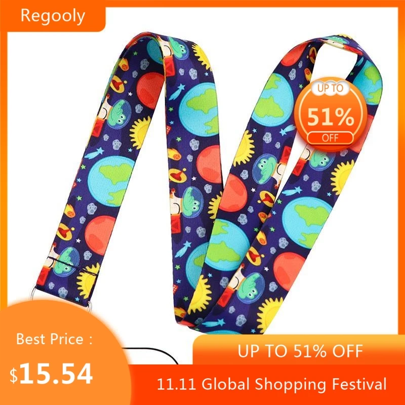 

30pcs Universe Cosmic planet Classical Style Lanyard For keys The 90s Phone Working Badge Holder Neck Straps Phone Hang Ropes