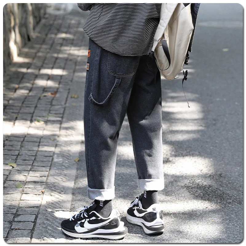 Kenntrice 2022 Men's Jeans Casual Baggy Stylish Spring Style Fashion For Man Wide Designer Autumn Straight Trend Streetwear