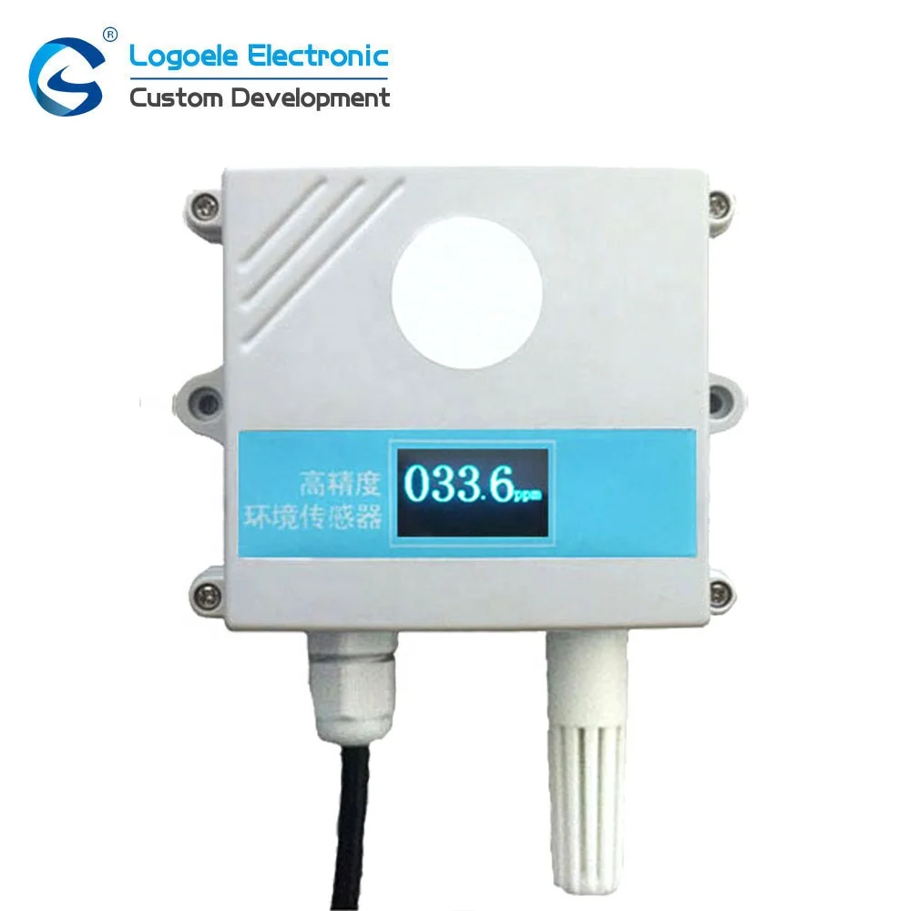 LED display Electrochemistry RS485 temp humidity air quality ozone o3 sensor enlarge