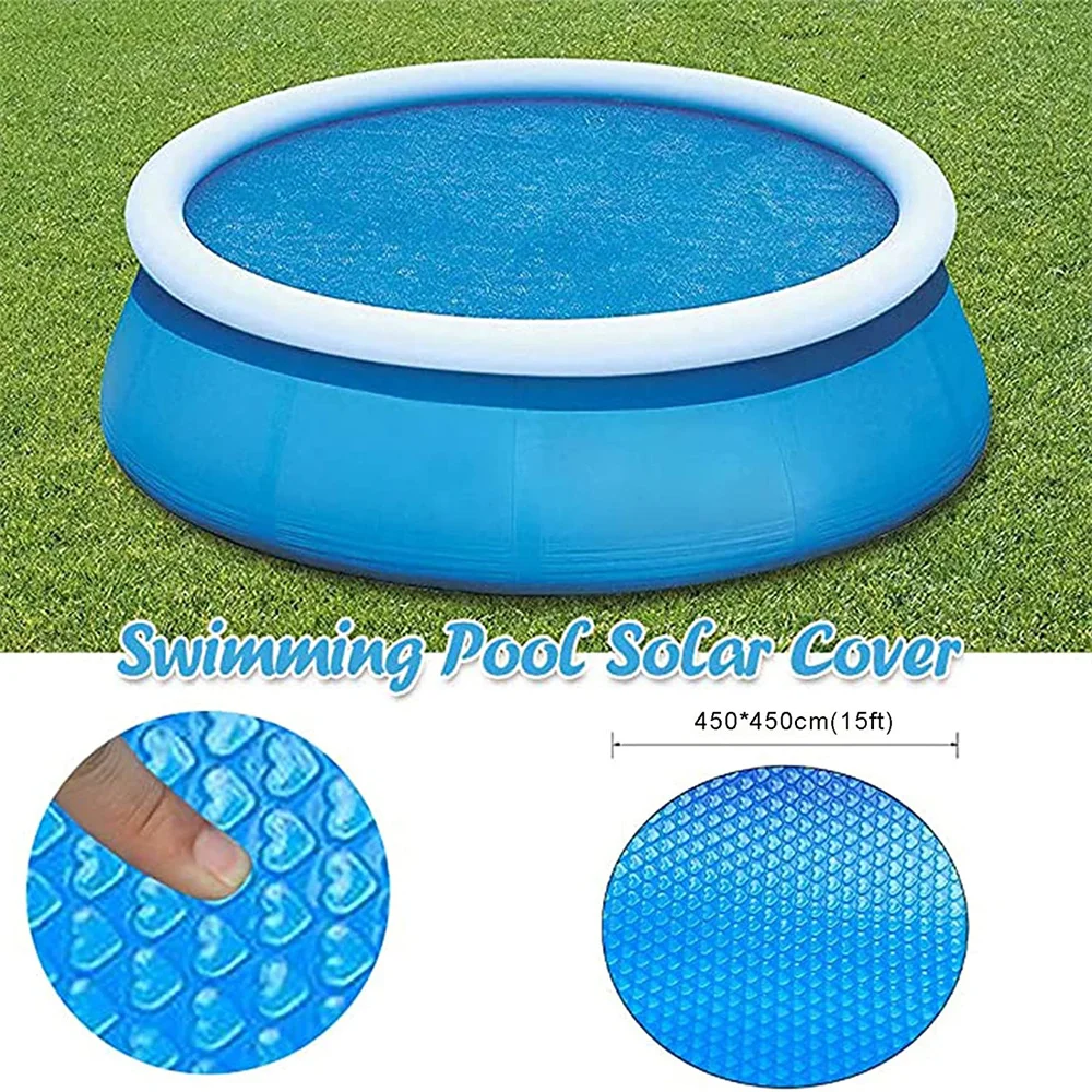 

Swimming Pool Cover Rectangular/Round Pool Bubble Cover Heat Insulation Dustproof Canvas For Pool Blanket Pool Accessories