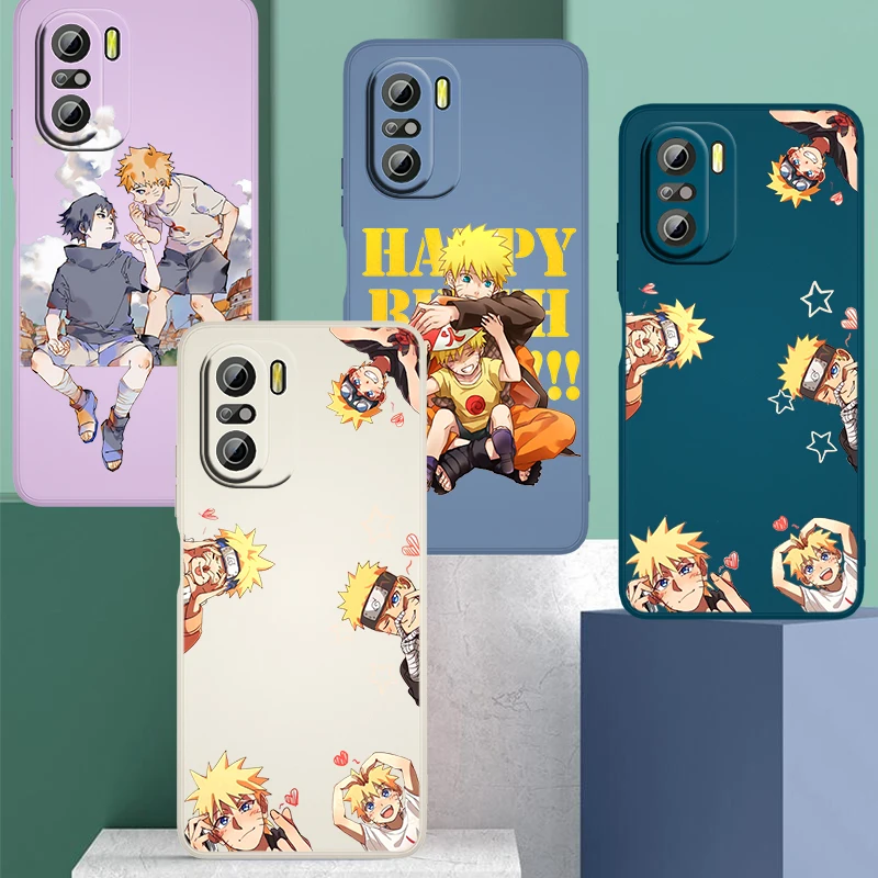 

Naruto Sasuke's childhood cute For Xiaomi Redmi K50 K40 10X 10 9T 9AT 9A 9C 9 8A 8 7 6A 5A Gaming Pro Liquid Rope Phone Case