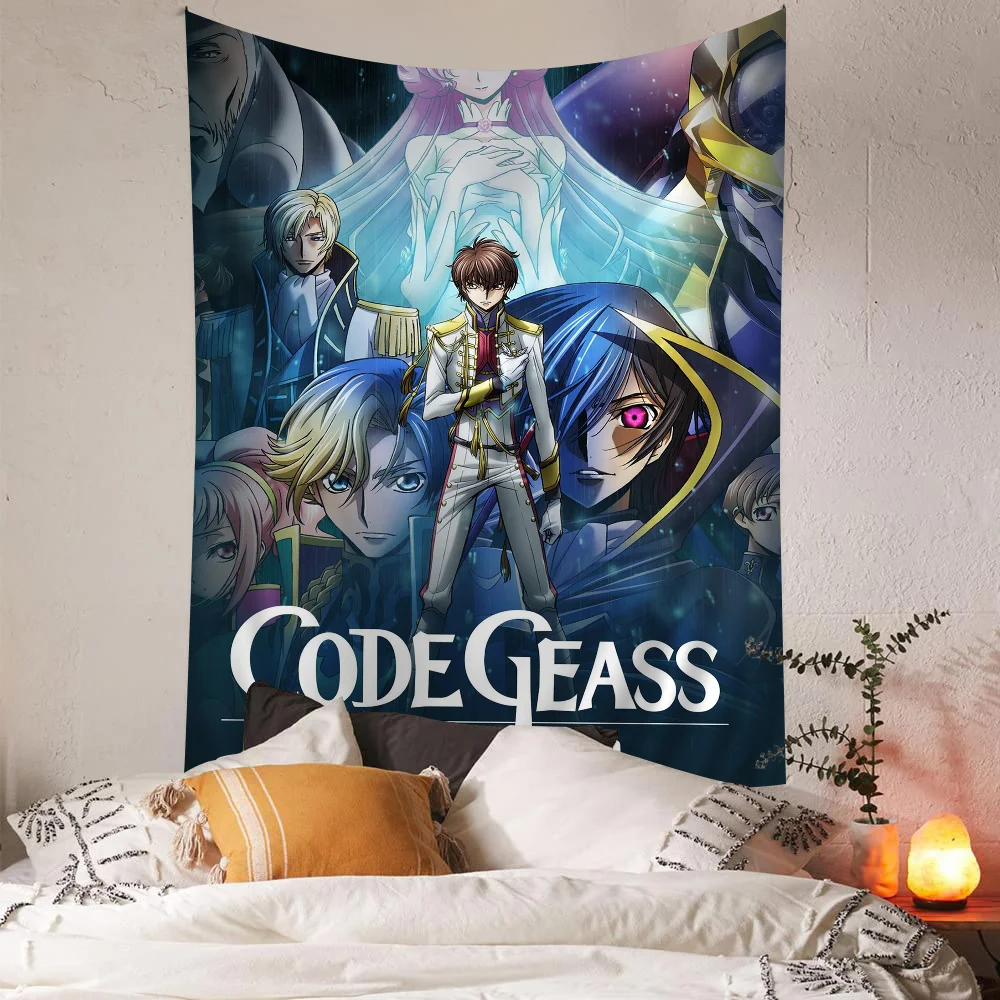 Code Geass Chart Гобелен Искусство Научная Художественная Комната Домашний Декор