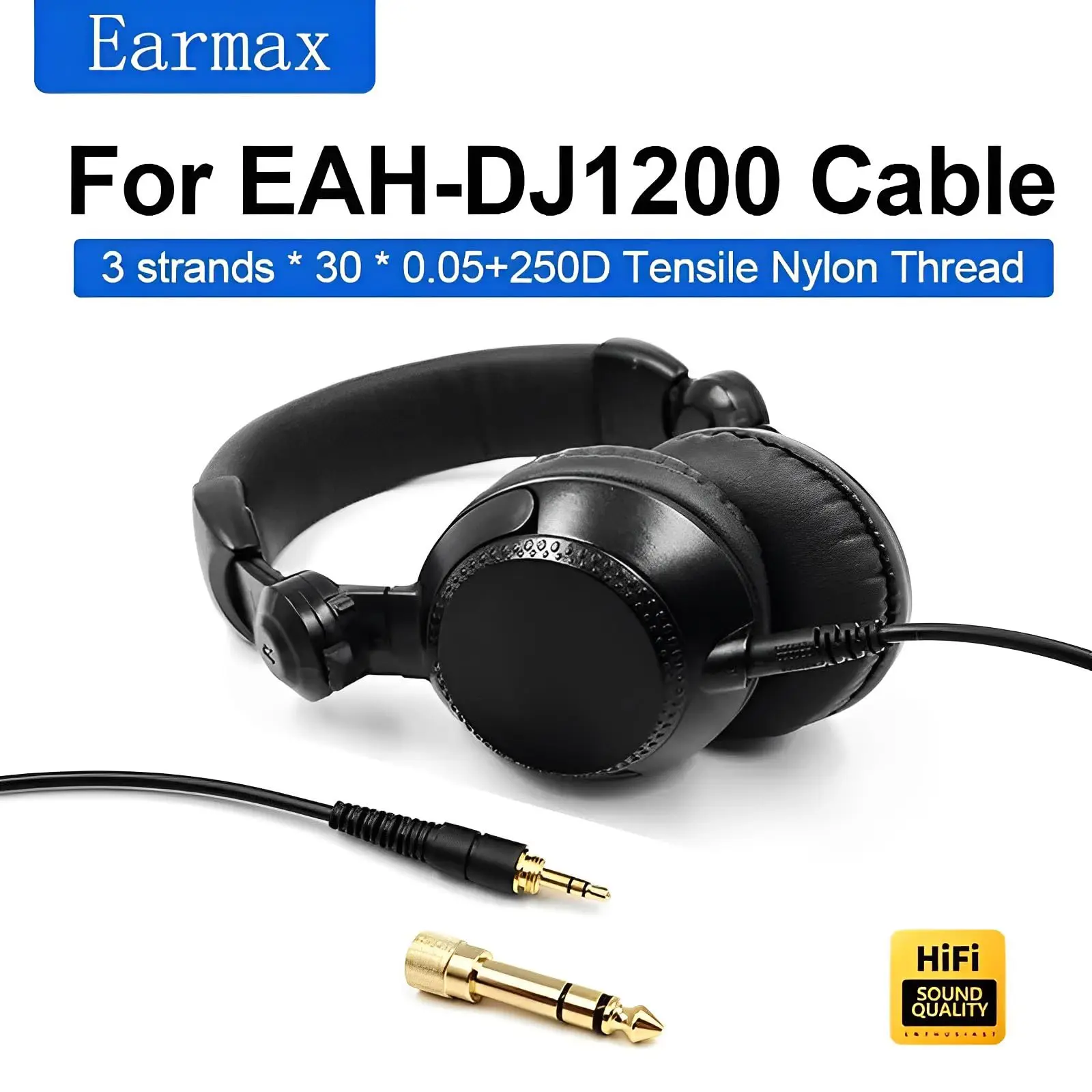 Кабель OFC высокой степени очистки 5N совместимый с техникой EAH-DJ1200 наушники и