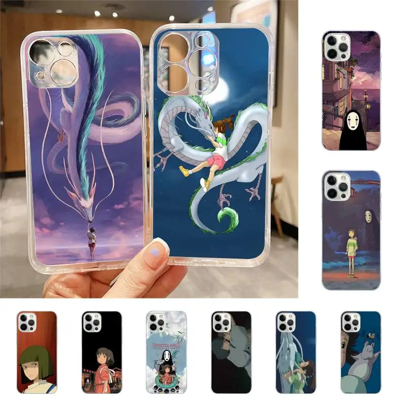 

Spirited Away Totoro Phone Case For Iphone 7 8 Plus X Xr Xs 11 12 13 Se2020 Mini Mobile Iphones 14 Pro Max Case