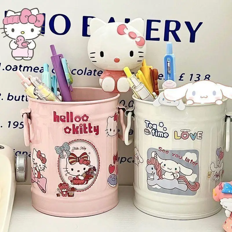 Kawaii Sanrio Hello Kitty Cinnamoroll держатель для ручек многофункциональный общежитие