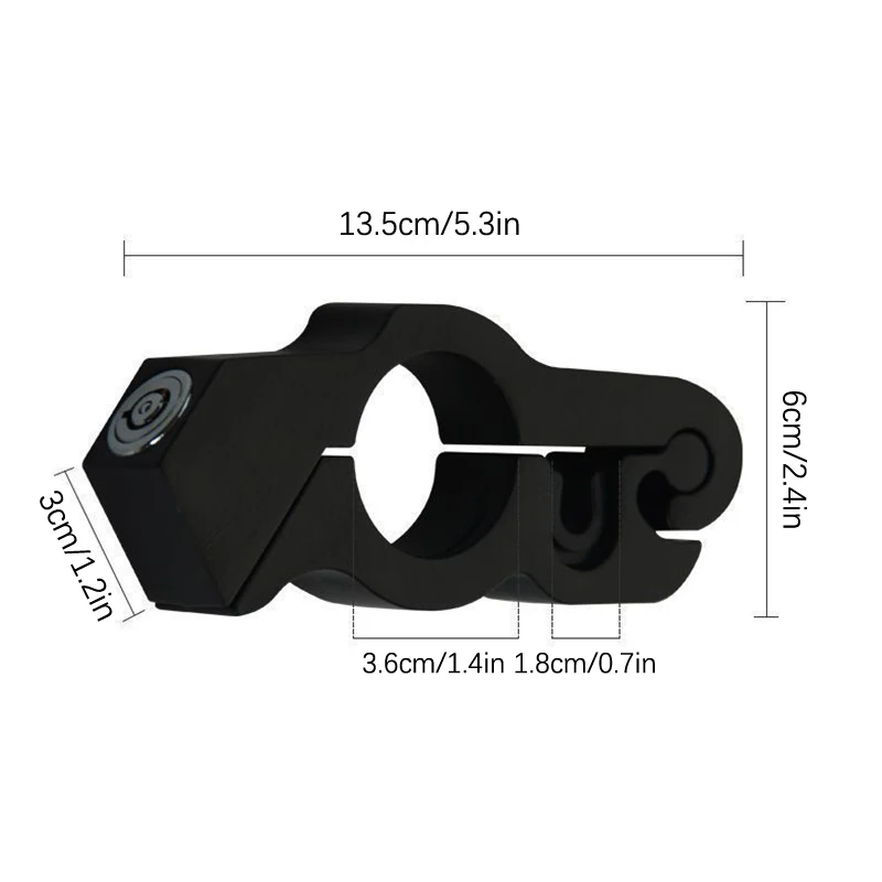 Ручка блокировки руля мотоцикла сплошной замок имитирующая кражу тяга