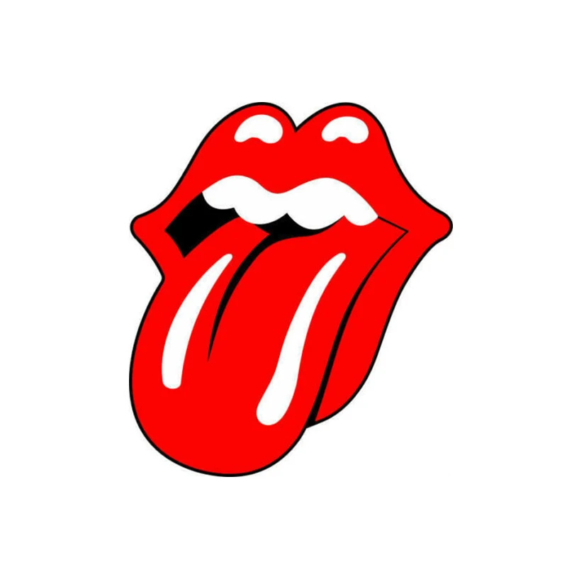 

LYKX Sexy Rolling Stone Vinyl Decal Sticker Multicolor High Quality Music Tongue Car Bumper Motorcycle Helmet Decal