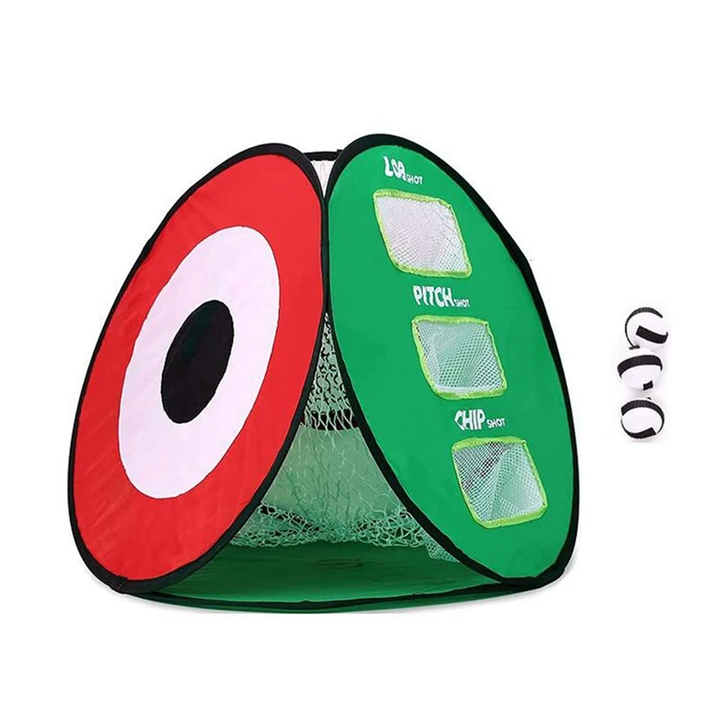 

Golf Target Net, Multifunction Portable Golf Practice Hitting Net with 3 Training Balls