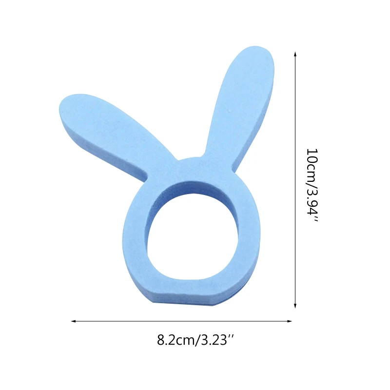 Кольцо-держатель для салфеток в виде пасхального кролика 4 шт. |