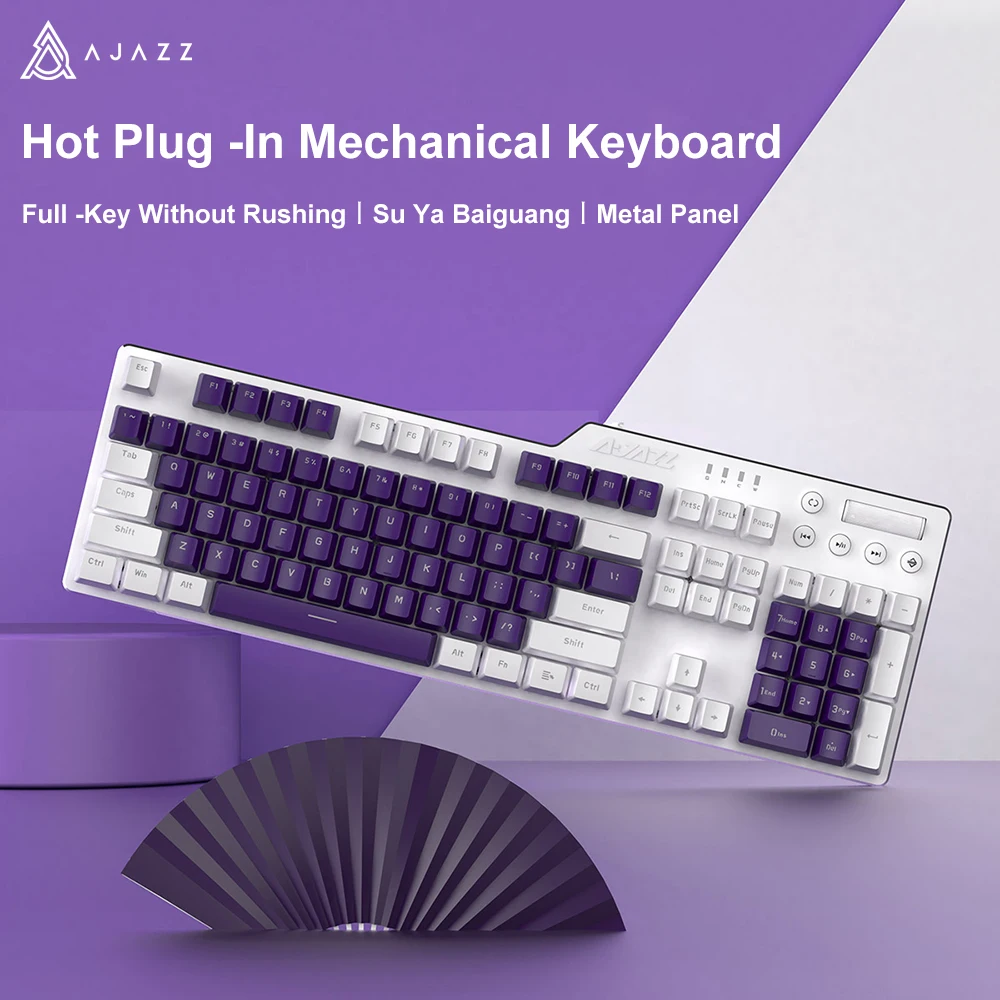 Клавиатура AJAZZ AK35I Механическая игровая, 110 клавиш, с подсветкой Клавиатура AJAZZ AK35I Механическая игровая, 110 клавиш, с подсветкой