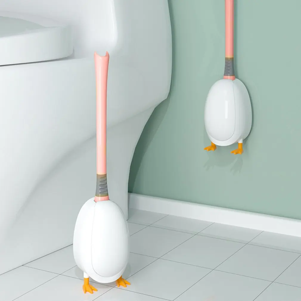 

Силиконовая щетка для унитаза, держатель для унитаза, креативный Набор Щеток Для Унитаза для ванной комнаты, настенное крепление, очистка у...