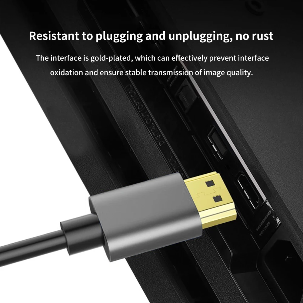 4K HDMI кабель 2 0/2 1/1 4 провод для Xiaomi Xbox серии X PS5 PS4 Chromebook ноутбуков 60 Гц сплиттер