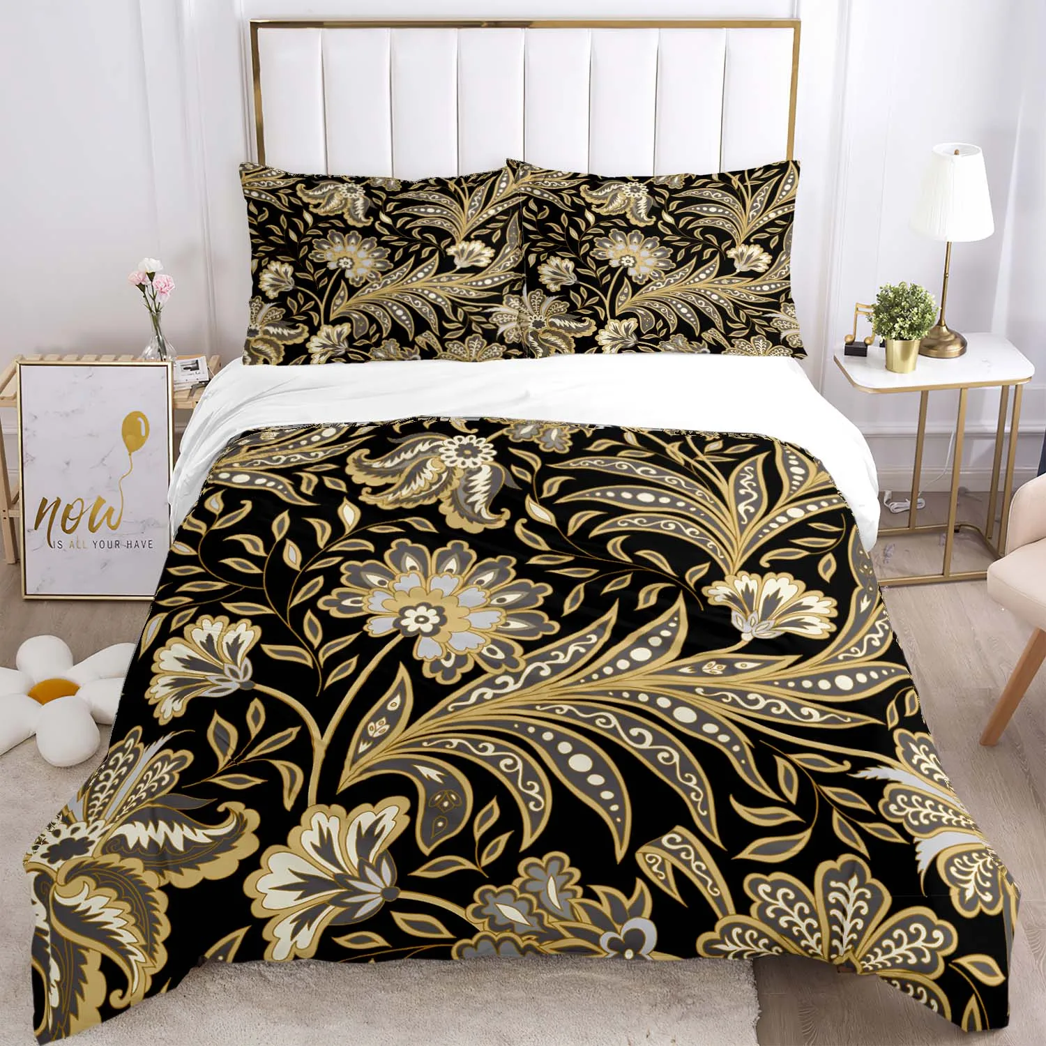 

Детский комплект постельного белья в стиле ретро